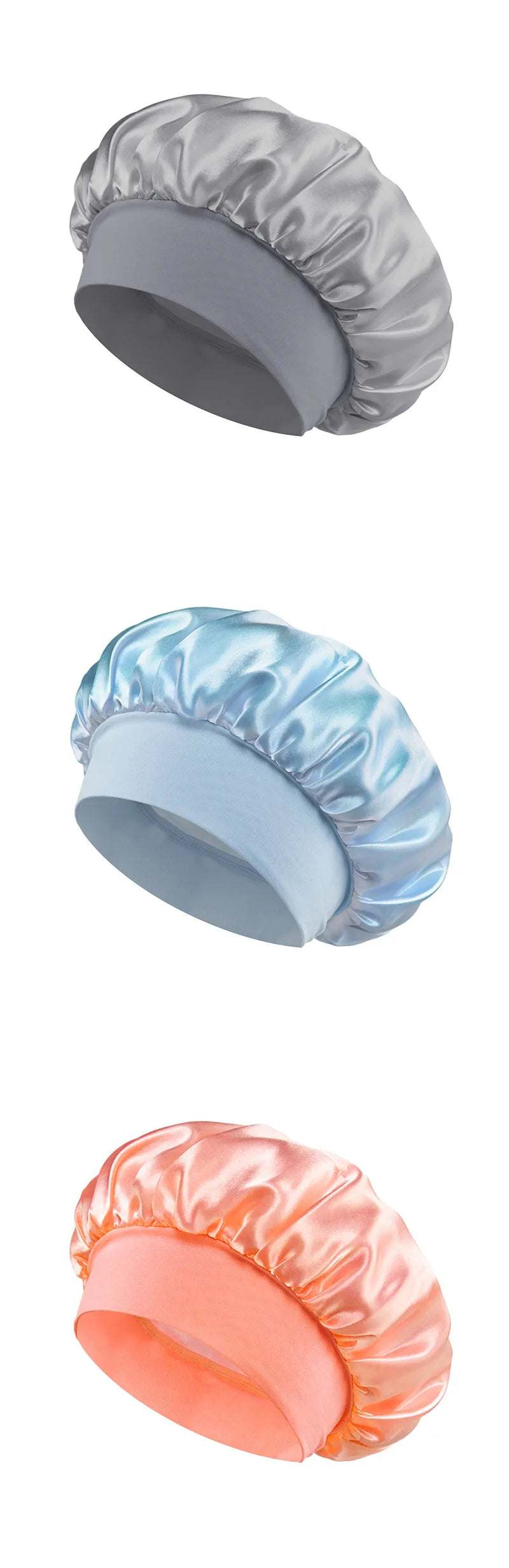 Bonnet Satin Bande Large