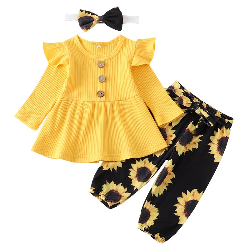 Ensemble Fleurie Bébé Fille