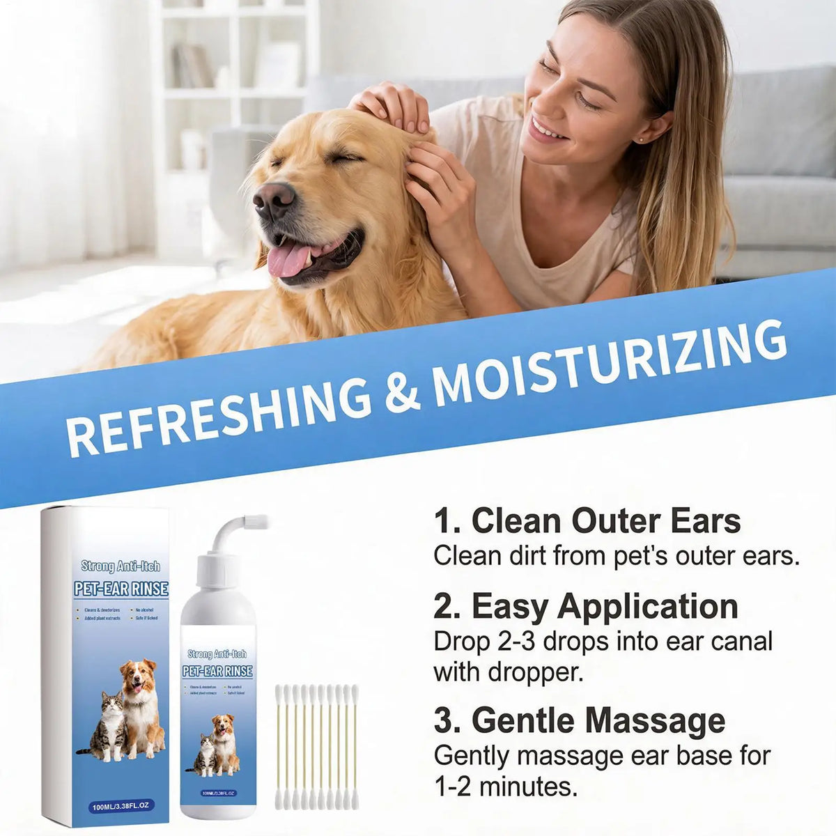Nettoyant Oreilles Chien 100ml