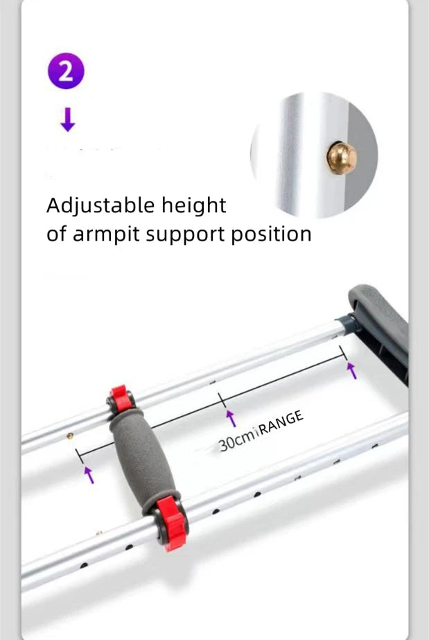 Béquilles Pliables Aluminium