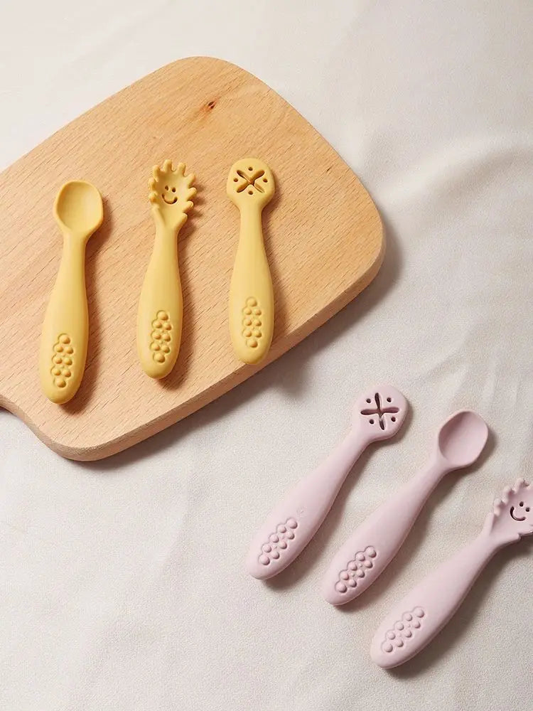 Couverts Bébé Silicone
