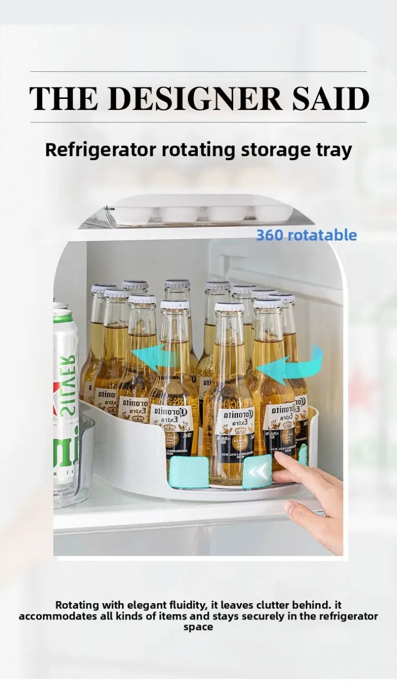 Plateau Rotatif Réfrigérateur 360°