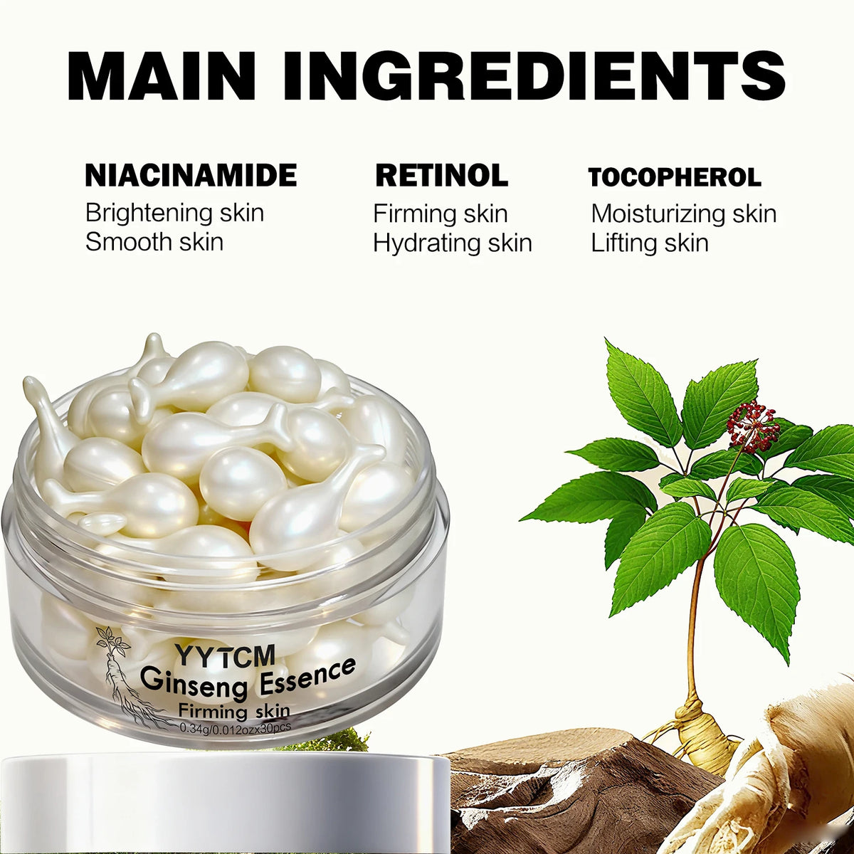 Sérum Capsules au Ginseng