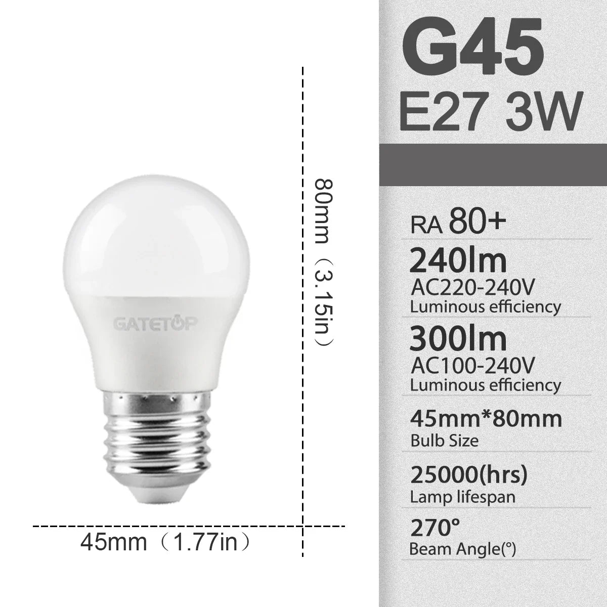 Ampoules LED E27 Économiques