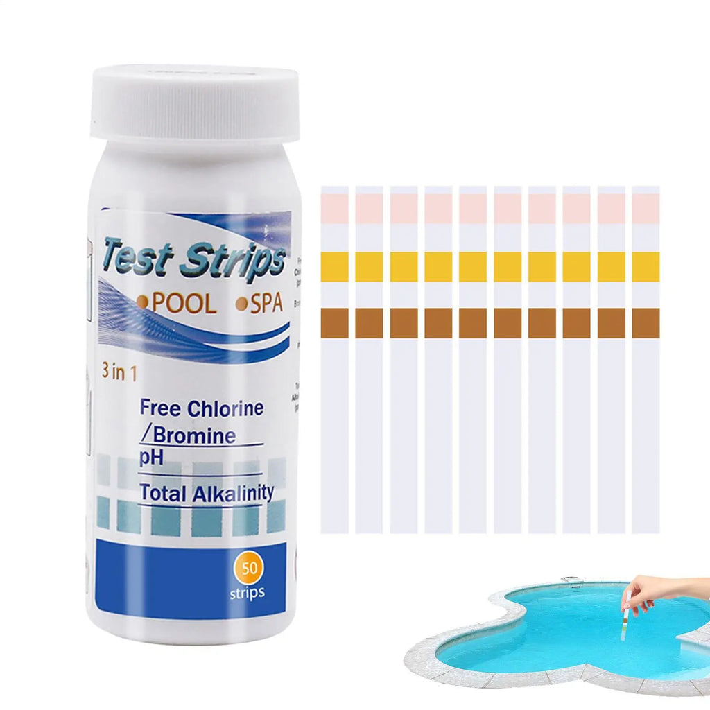 Bandelettes Test Piscine 3-en-1