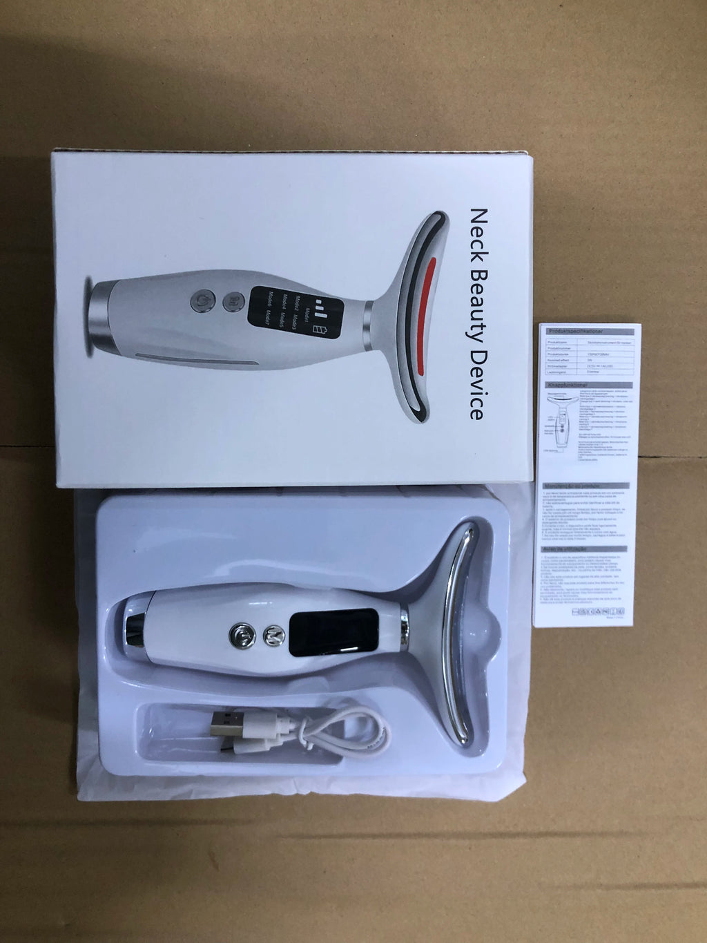 Masseur LED Visage & Cou