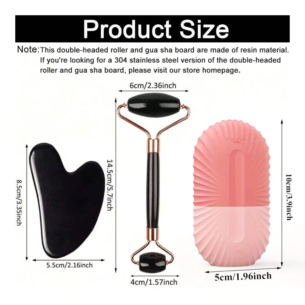 Kit Ice Roller Gua Sha