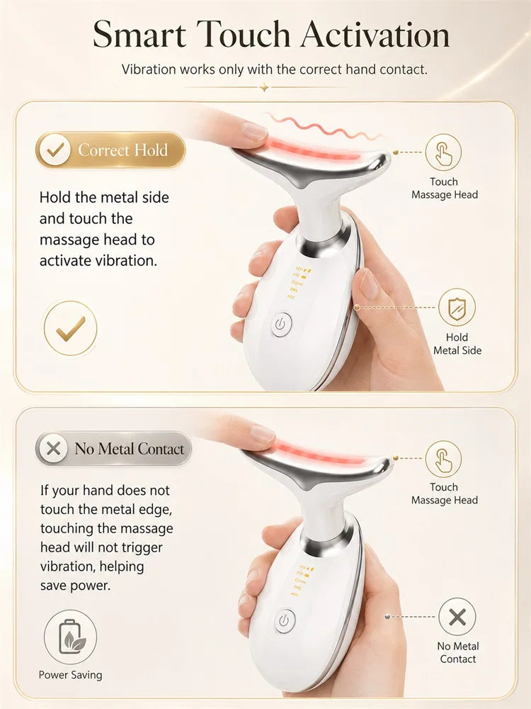 Masseur Visage LED EMS