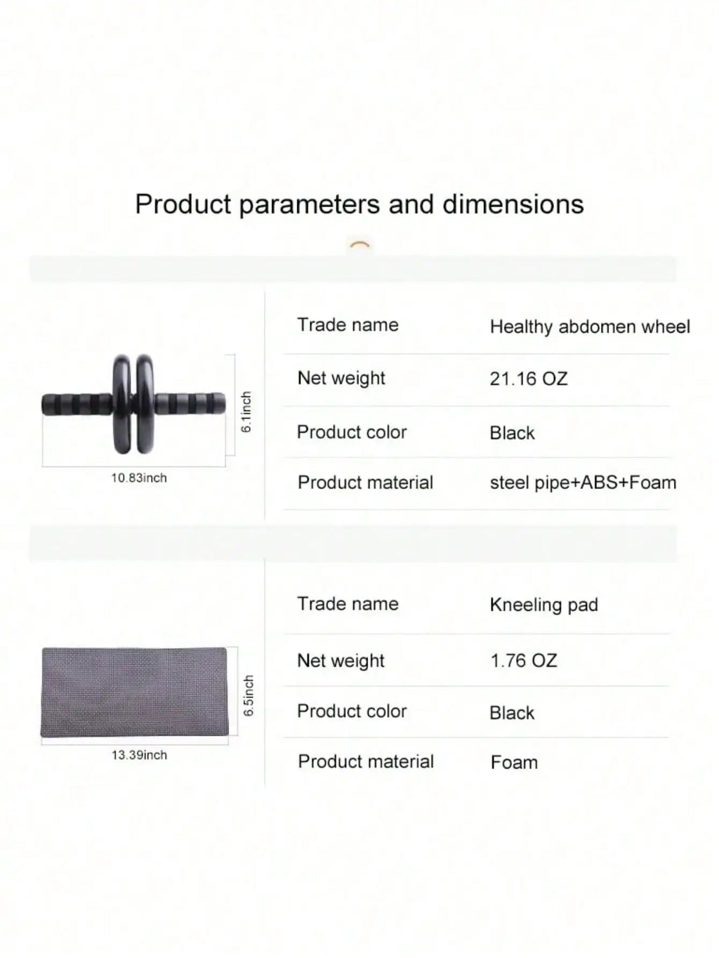 Kit Fitness Maison 7 Pièces