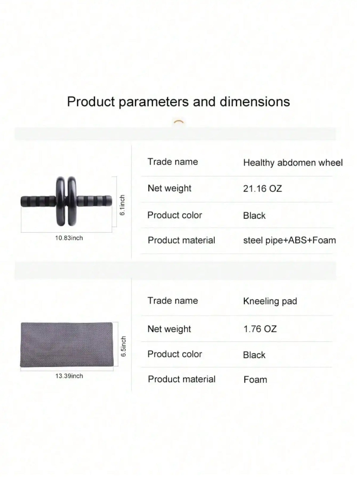 Kit Fitness Maison 7 Pièces