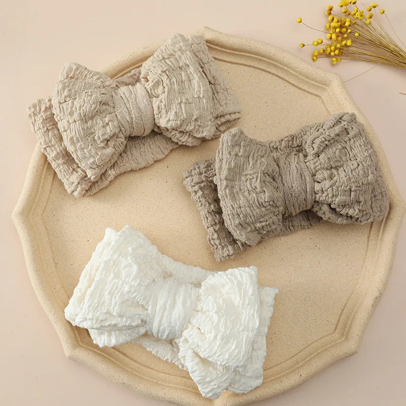 Bandeau Bébé Grand Nœud
