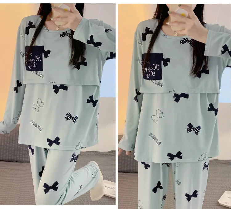 Pyjama Maternité Allaitement Doux