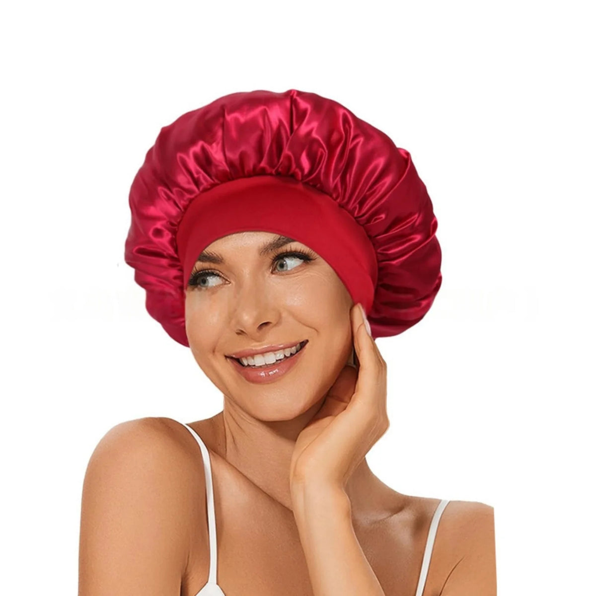 Bonnet Satin Bande Élastique