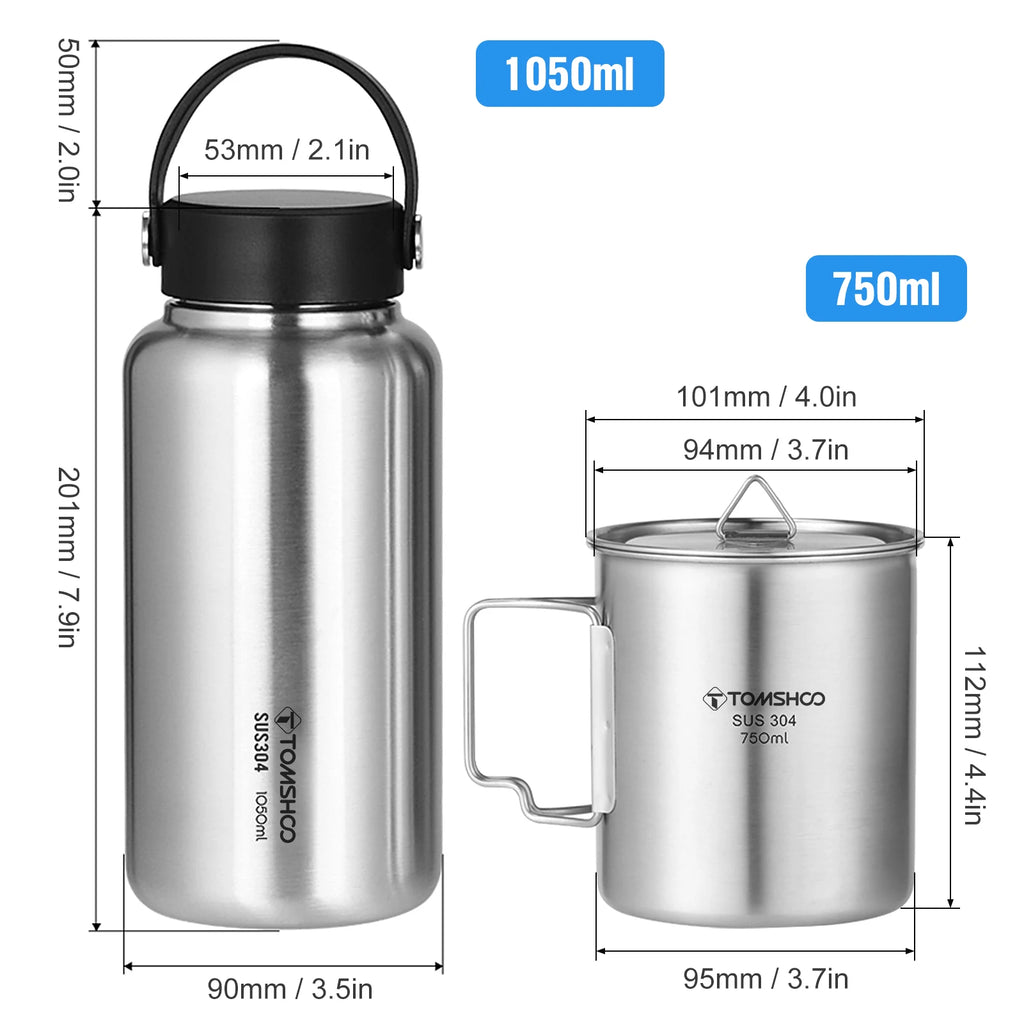 Gourde Inox Outdoor 1,05L