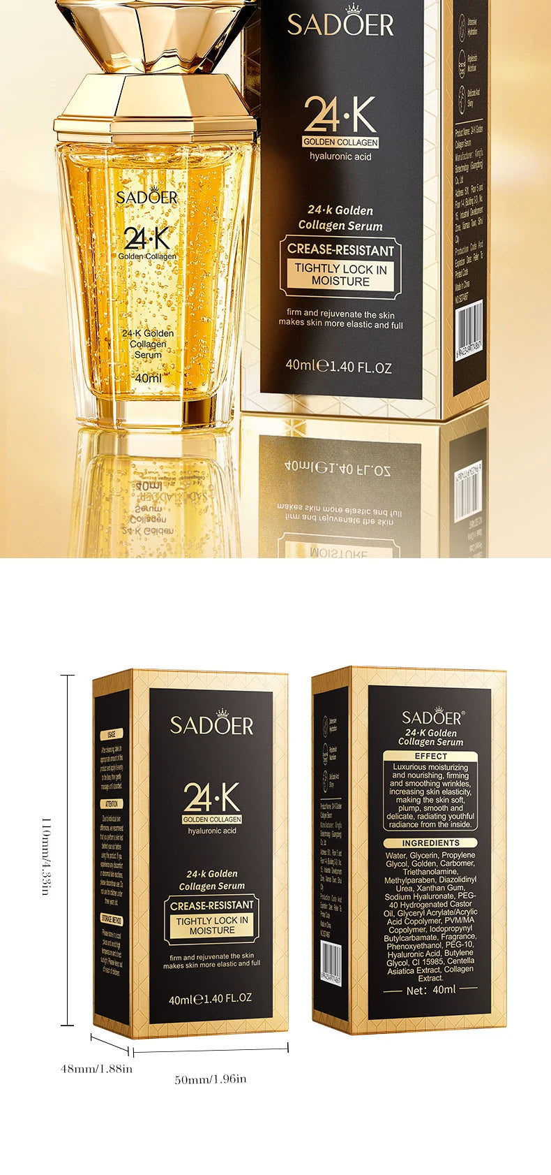Sérum Visage Collagène 24K