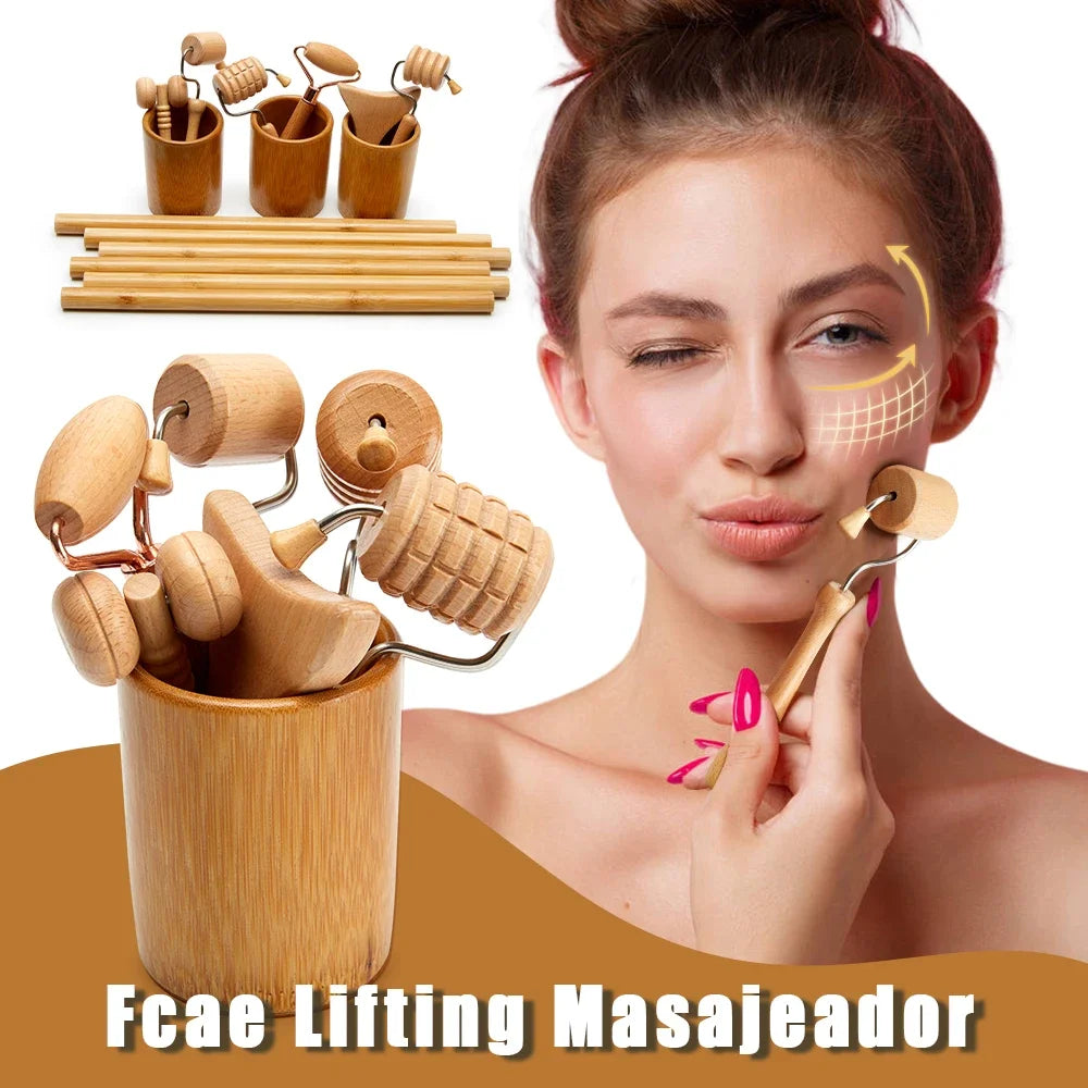 Roller Bois Massage Visage