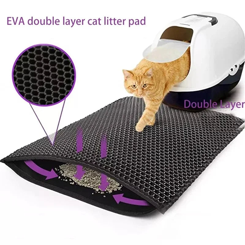 Tapis Litière Double Couche