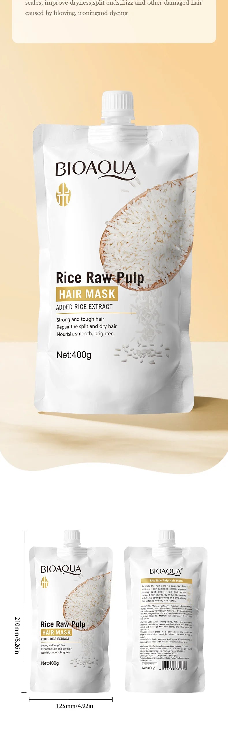 Masque Cheveux Kératine