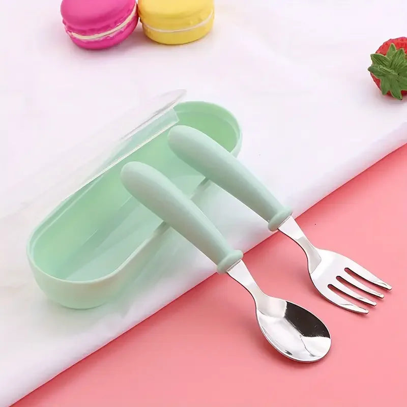 Couverts Bébé Inox Pratiques