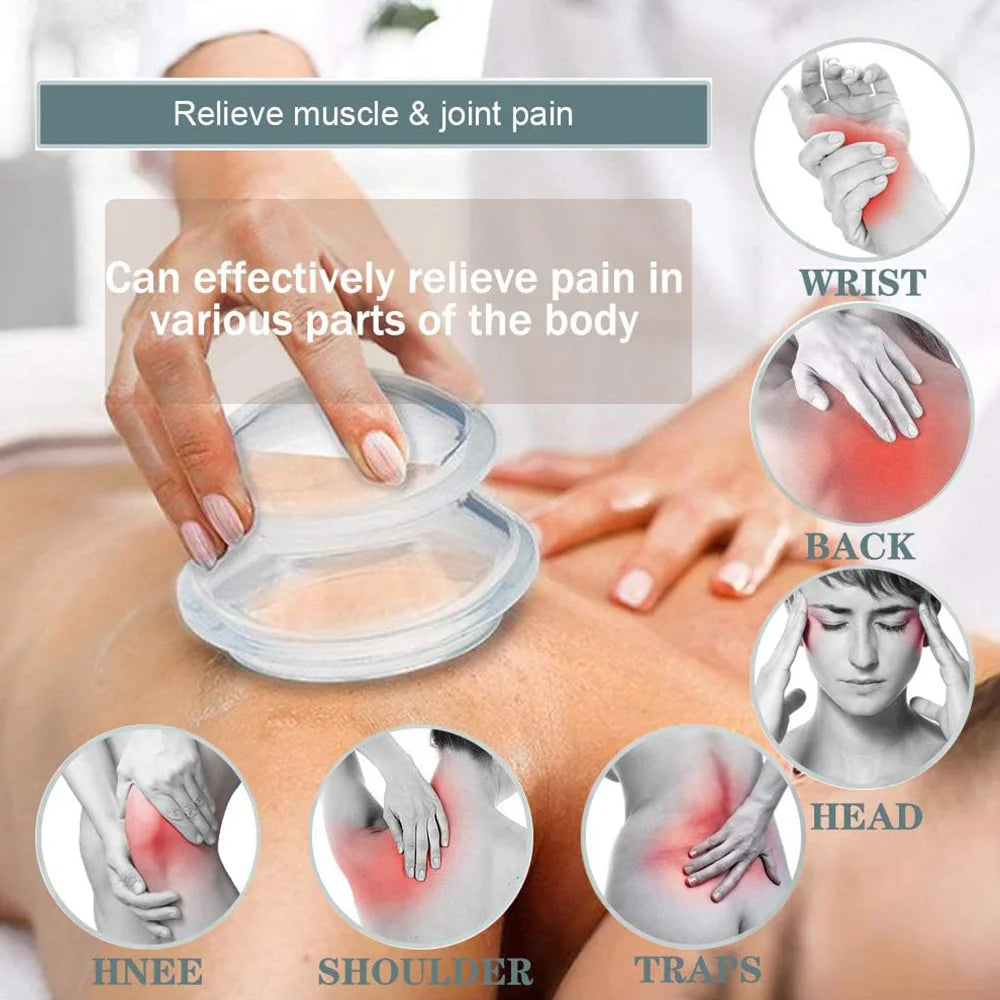 Kit Ventouses Massage Silicone
