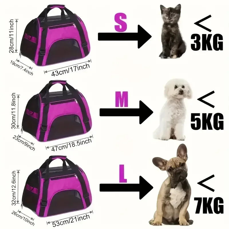 Sac Transport Chat Respirant