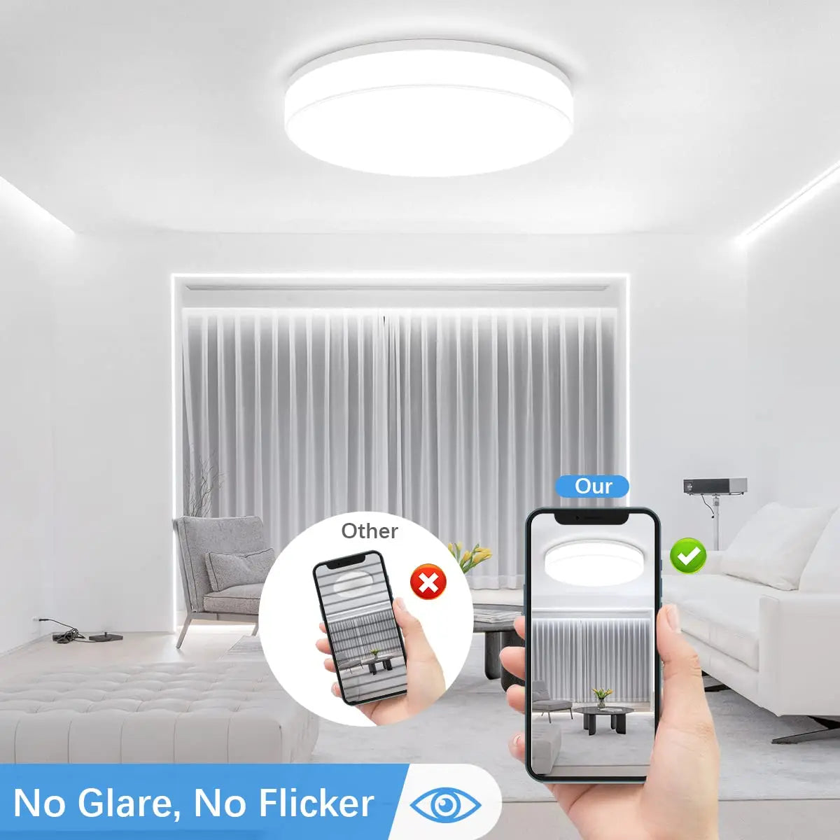 Plafonnier LED Moderne