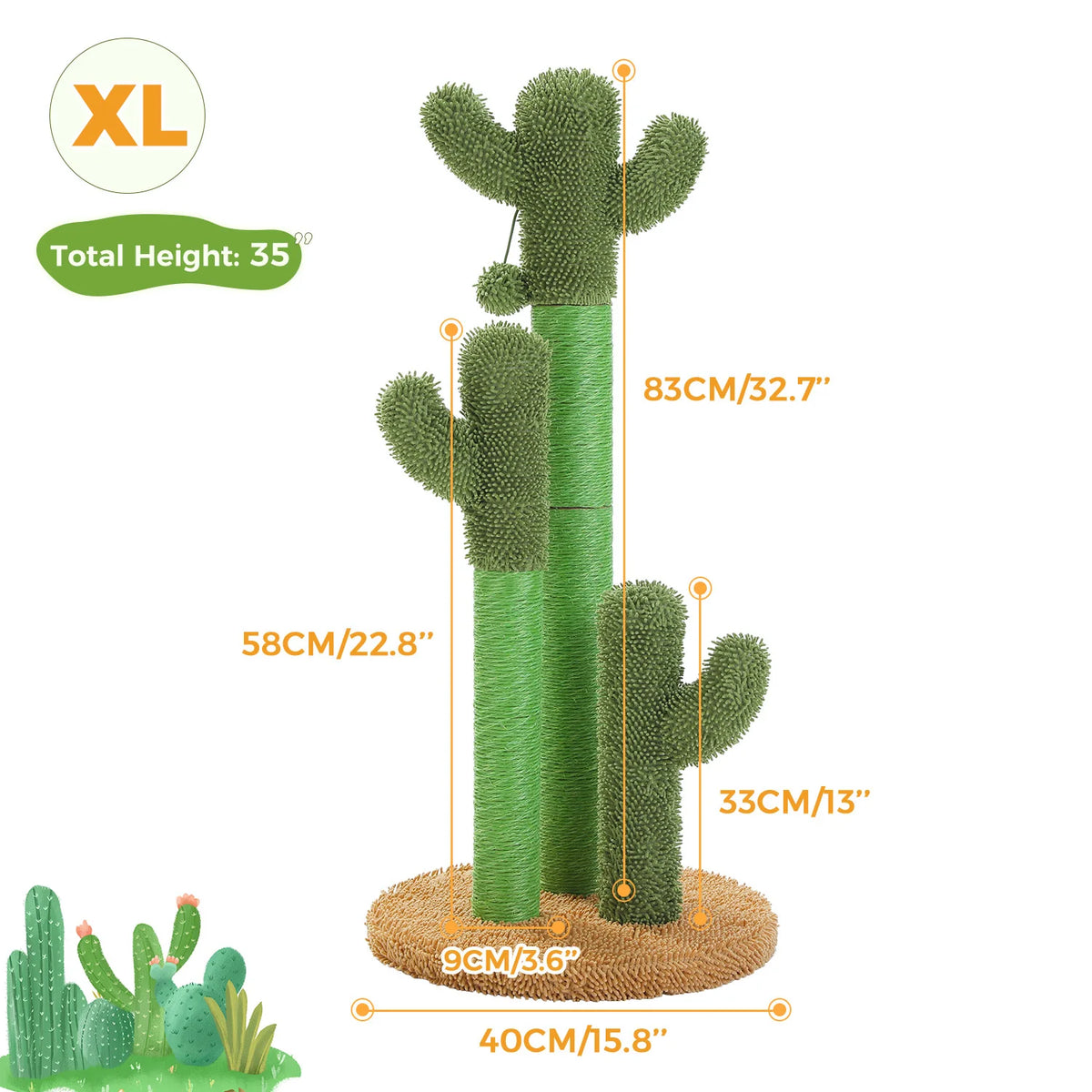 Griffoir Cactus Pour Chat