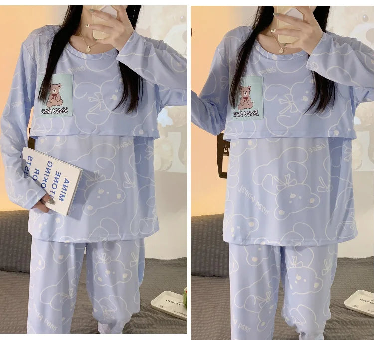 Pyjama Maternité Allaitement Doux