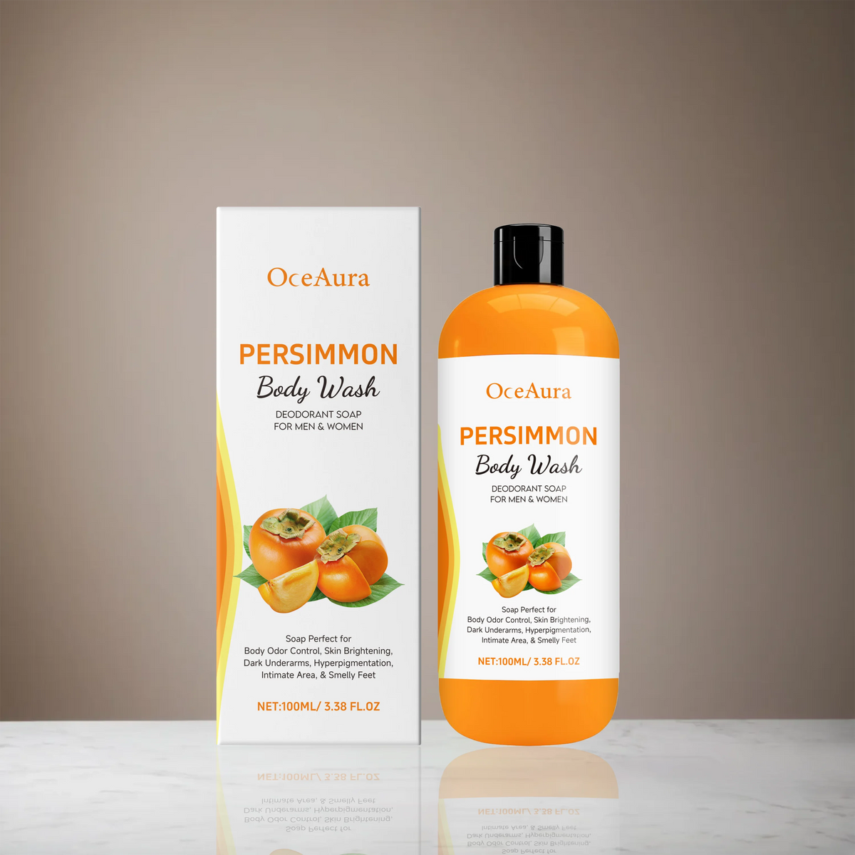 Gel Douche Éclat au Kaki
