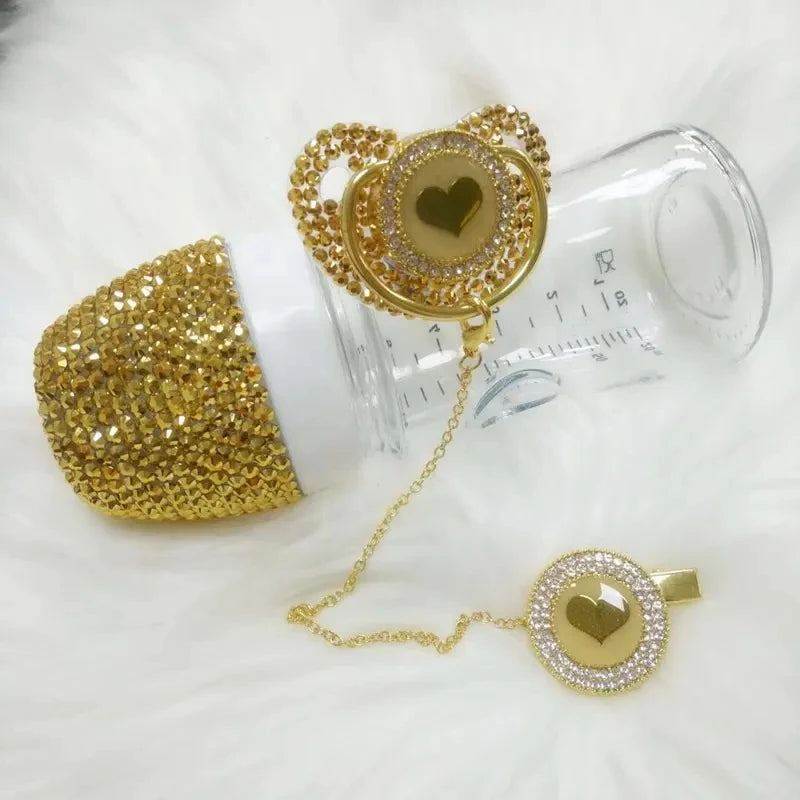 Attache Tétine Bébé Cristal