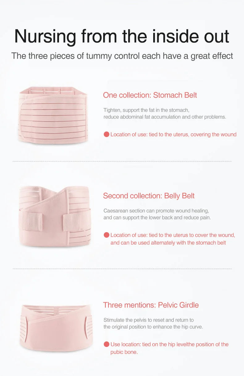 Ceinture Post-Partum 3-en-1