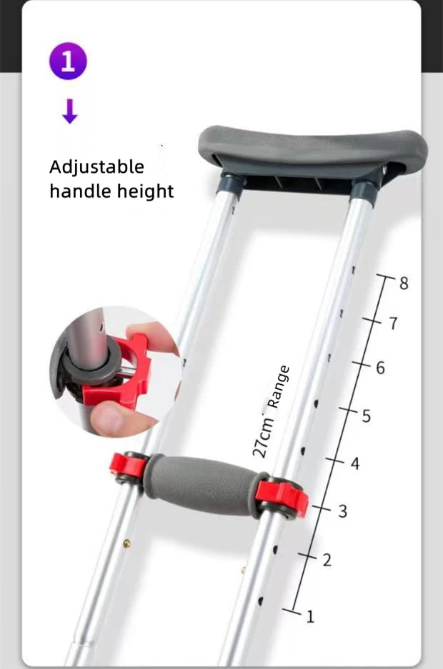 Béquilles Pliables Aluminium