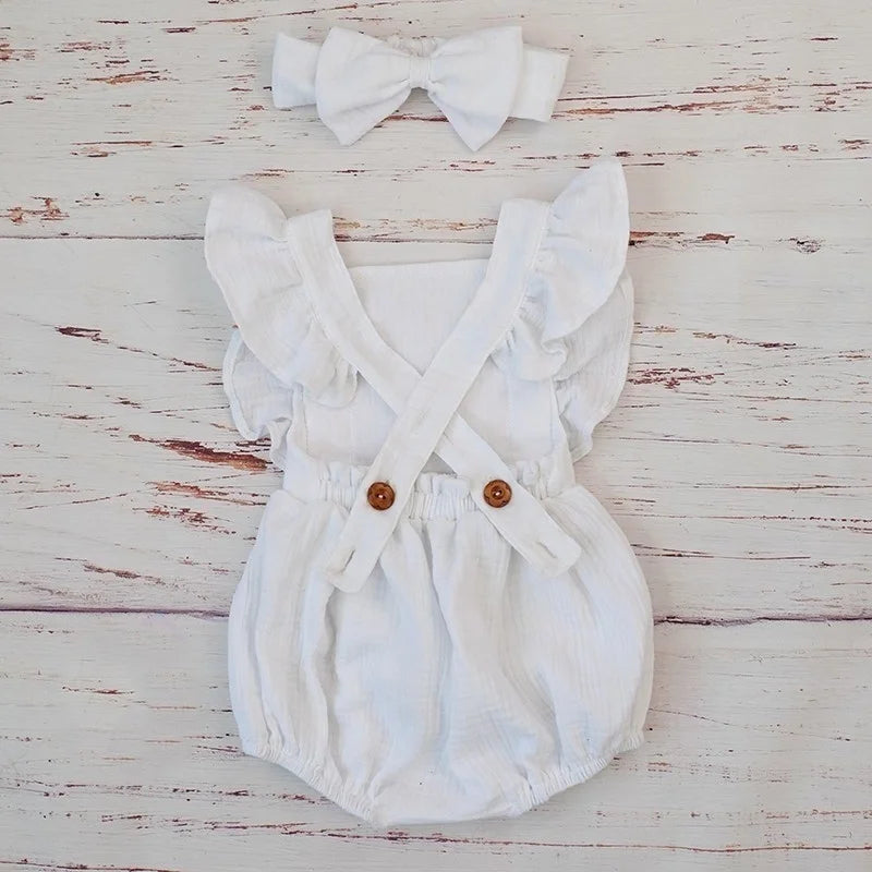 Barboteuse Bébé Rose Poudré