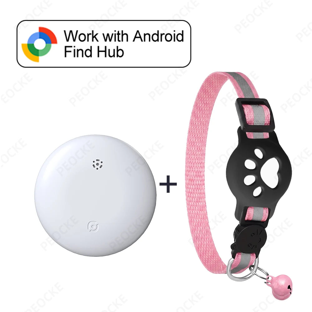 Collier GPS Anti-Perte Chat