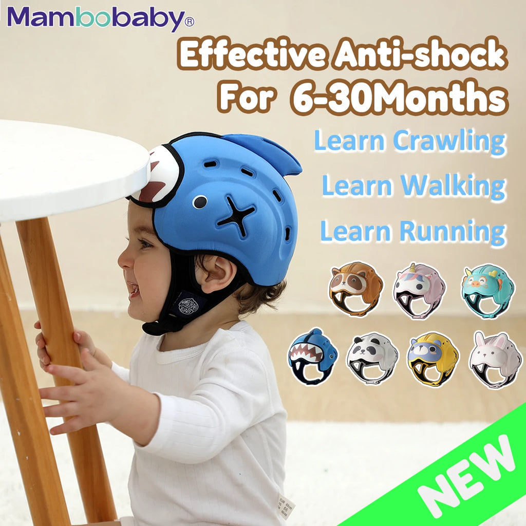 Casque Doux Anti-Chocs Bébé