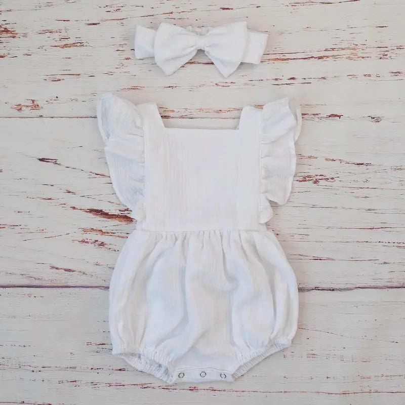 Barboteuse Bébé Rose Poudré