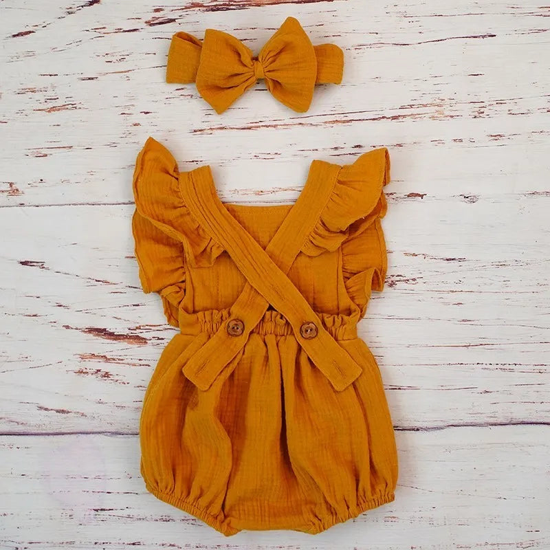 Barboteuse Bébé Rose Poudré